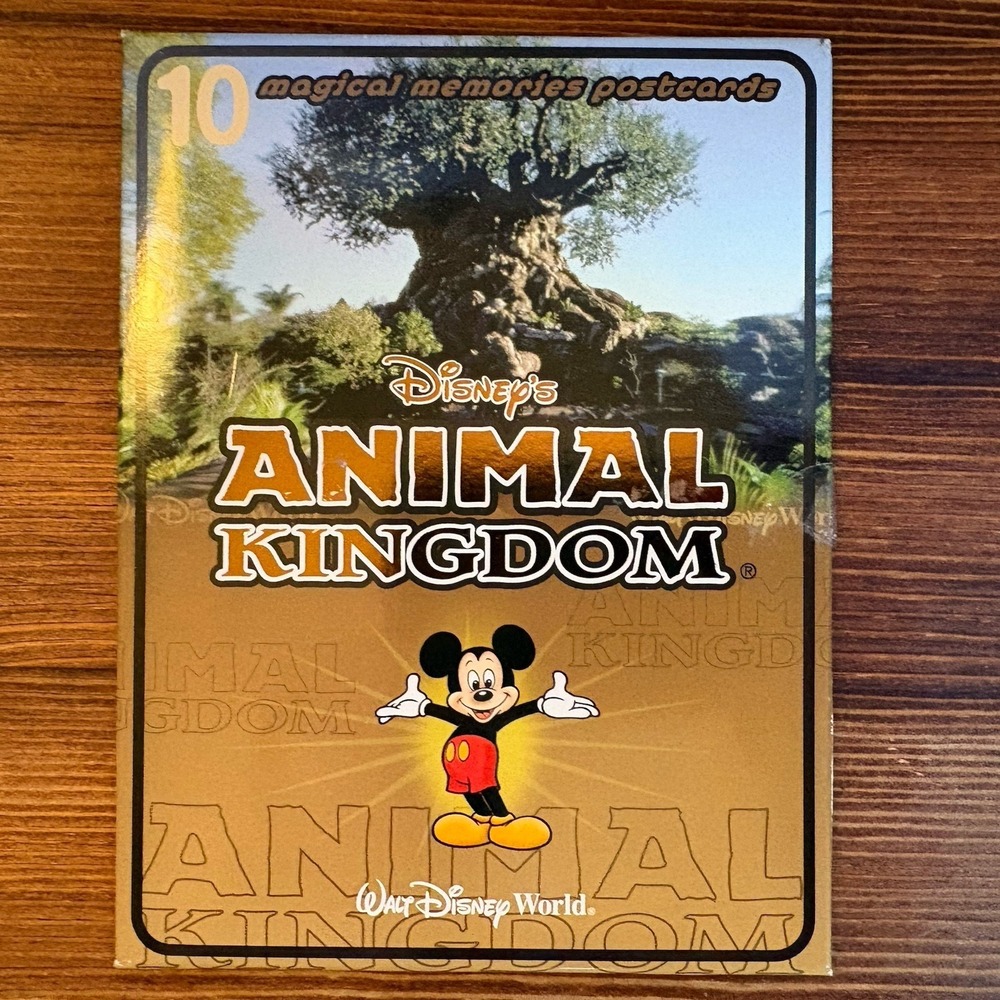 Disney Animal Kingdom Postcard Set 10 Magical Memories Walt Disney World